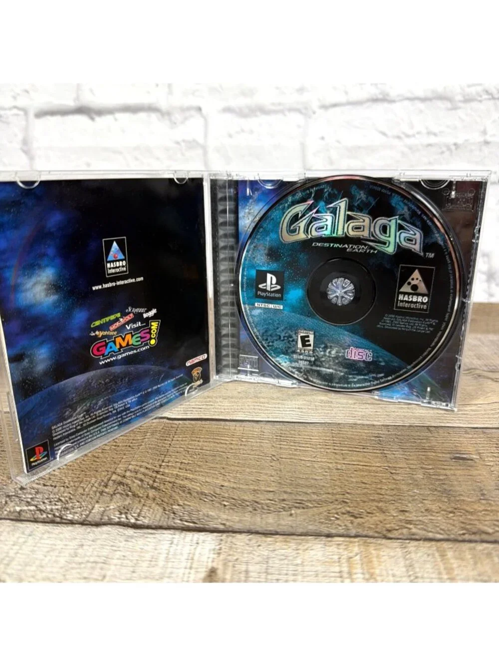 Vintage 2000 Retro Black Label Galaga Sony PlayStation PS1 Video Manual Tested